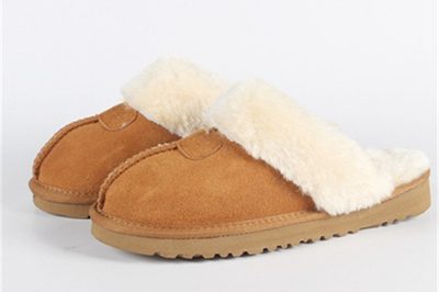 1 sheepskin slippers for women (1)