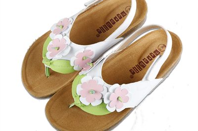 28 kids fashion flip flop with flowers (1)