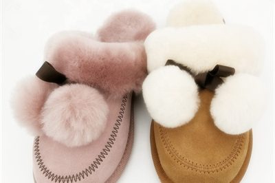 6 sheepskin slippers for girls (1)