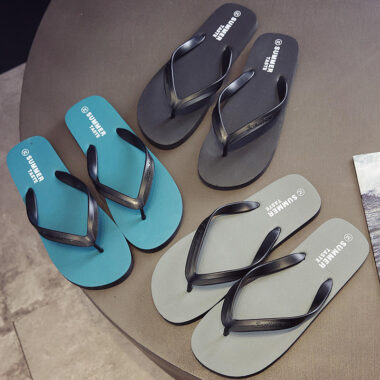 Wholesale new summer non-slip men’s flip flops with durable sole