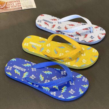 Hot sale summer casual men’s flip flops with stylish straps