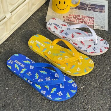 Hot sale summer casual men’s flip flops with stylish straps
