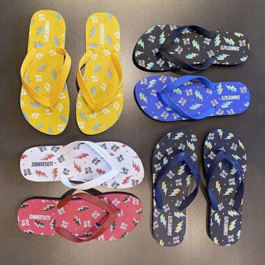 Hot sale summer casual men’s flip flops with stylish straps