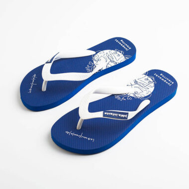 Wholesale high-quality printed men’s flip flops with colorful design