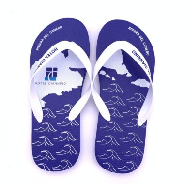 Wholesale high-quality printed men’s flip flops with colorful design