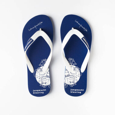 Wholesale high-quality printed men’s flip flops with colorful design