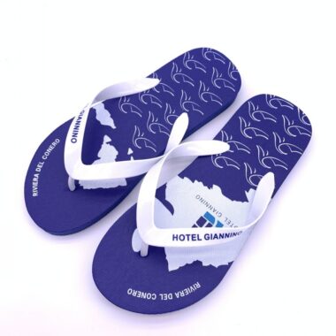 Wholesale high-quality printed men’s flip flops with colorful design