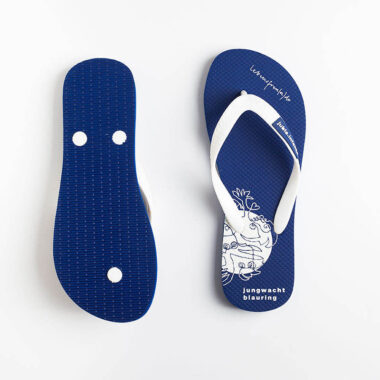 Wholesale high-quality printed men’s flip flops with colorful design