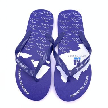 Wholesale high-quality printed men’s flip flops with colorful design