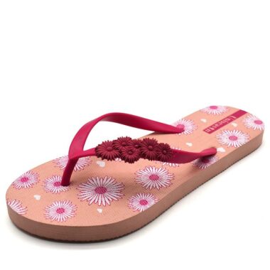 Custom new design women’s flip flops with stylish straps and sole