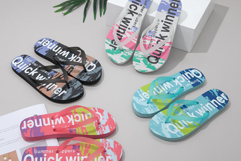 Stylish summer women’s flip flops with comfortable sole