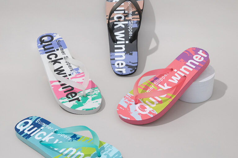 Stylish summer women’s flip flops with comfortable sole