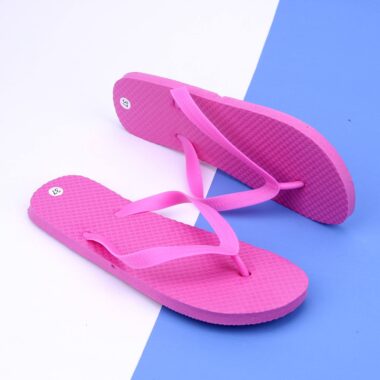 Simple solid color unisex flip flops comfortable casual footwear