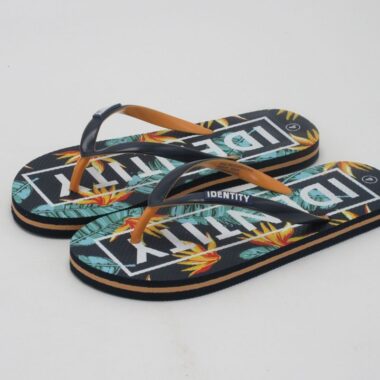 Summer beach style women’s flip flops with fashionable straps