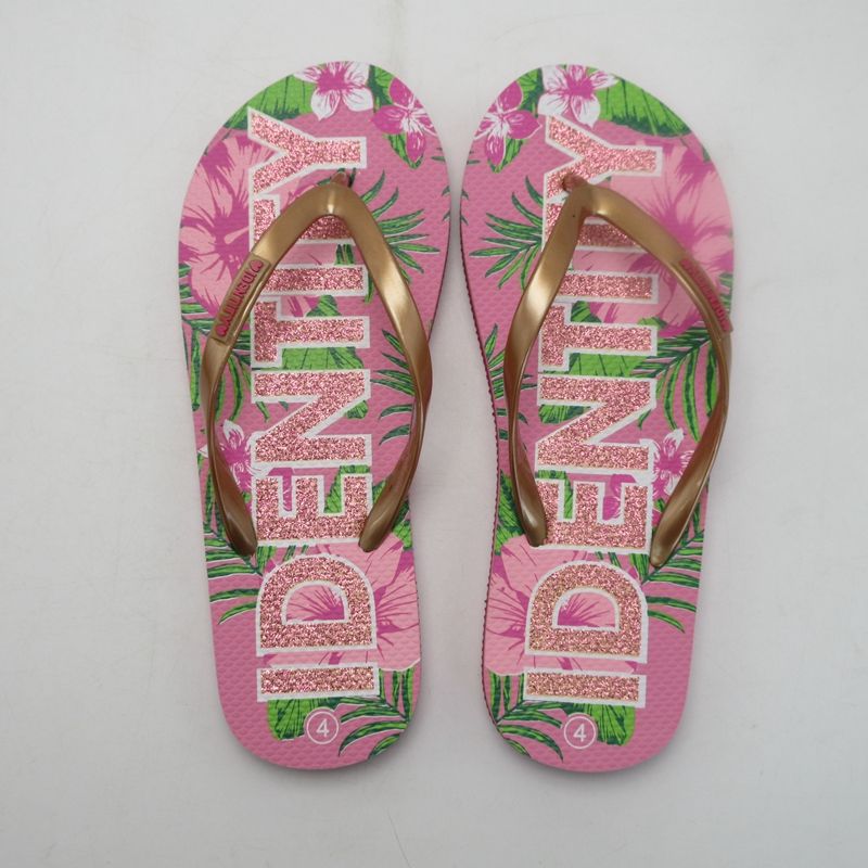 Summer beach style women’s flip flops with fashionable straps