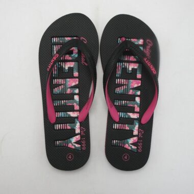 Summer beach style women’s flip flops with fashionable straps